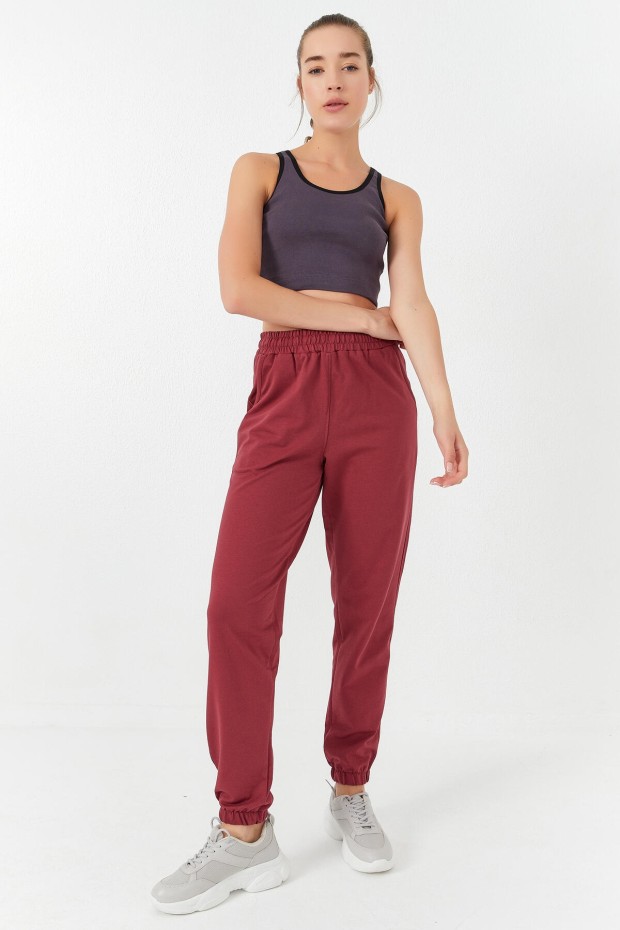 Tommy Life Açık Mor Basic Sıfır Kol Dar Kalıp U Yaka Kadın Crop Top Atlet - 97162. 7 Tommy Life Açık Mor Basic Sıfır Kol Dar Kalıp U Yaka Kadın Crop Top Atlet - 97162. 7