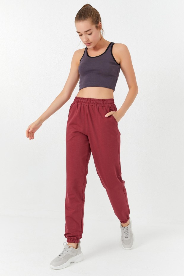 Tommy Life Açık Mor Basic Sıfır Kol Dar Kalıp U Yaka Kadın Crop Top Atlet - 97162. 3 Tommy Life Açık Mor Basic Sıfır Kol Dar Kalıp U Yaka Kadın Crop Top Atlet - 97162. 3