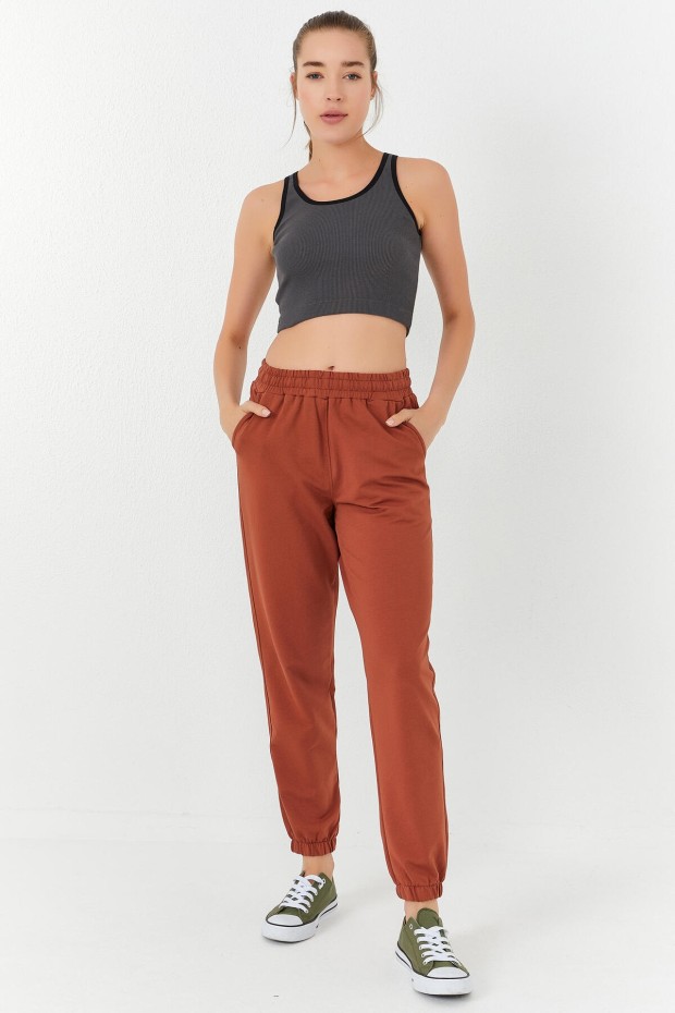 Tommy Life Antrasit Basic Sıfır Kol Dar Kalıp U Yaka Kadın Crop Top Atlet - 97160. 2 Tommy Life Antrasit Basic Sıfır Kol Dar Kalıp U Yaka Kadın Crop Top Atlet - 97160. 2
