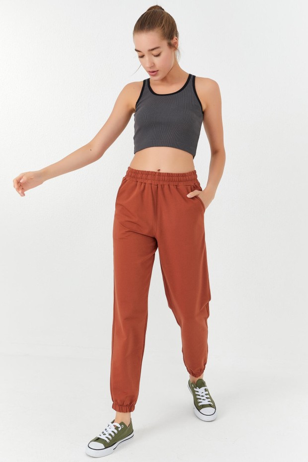 Tommy Life Antrasit Basic Sıfır Kol Dar Kalıp U Yaka Kadın Crop Top Atlet - 97160. 7 Tommy Life Antrasit Basic Sıfır Kol Dar Kalıp U Yaka Kadın Crop Top Atlet - 97160. 7