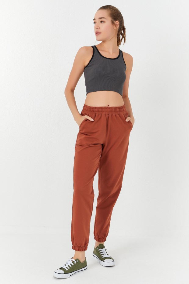 Tommy Life Antrasit Basic Sıfır Kol Dar Kalıp U Yaka Kadın Crop Top Atlet - 97160. 5 Tommy Life Antrasit Basic Sıfır Kol Dar Kalıp U Yaka Kadın Crop Top Atlet - 97160. 5