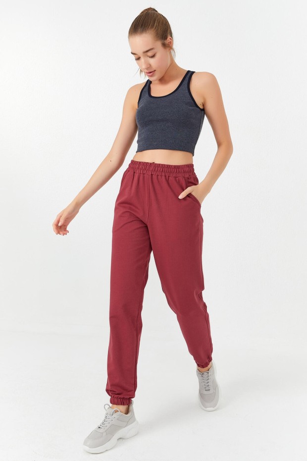 Tommy Life Lacivert Melanj Basic Sıfır Kol Dar Kalıp U Yaka Kadın Crop Top Atlet - 97162. 4 Tommy Life Lacivert Melanj Basic Sıfır Kol Dar Kalıp U Yaka Kadın Crop Top Atlet - 97162. 4