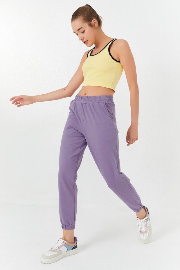 Tommy Life Limon Basic Sıfır Kol Dar Kalıp U Yaka Kadın Crop Top Atlet - 97162. 2 Tommy Life Limon Basic Sıfır Kol Dar Kalıp U Yaka Kadın Crop Top Atlet - 97162. 2