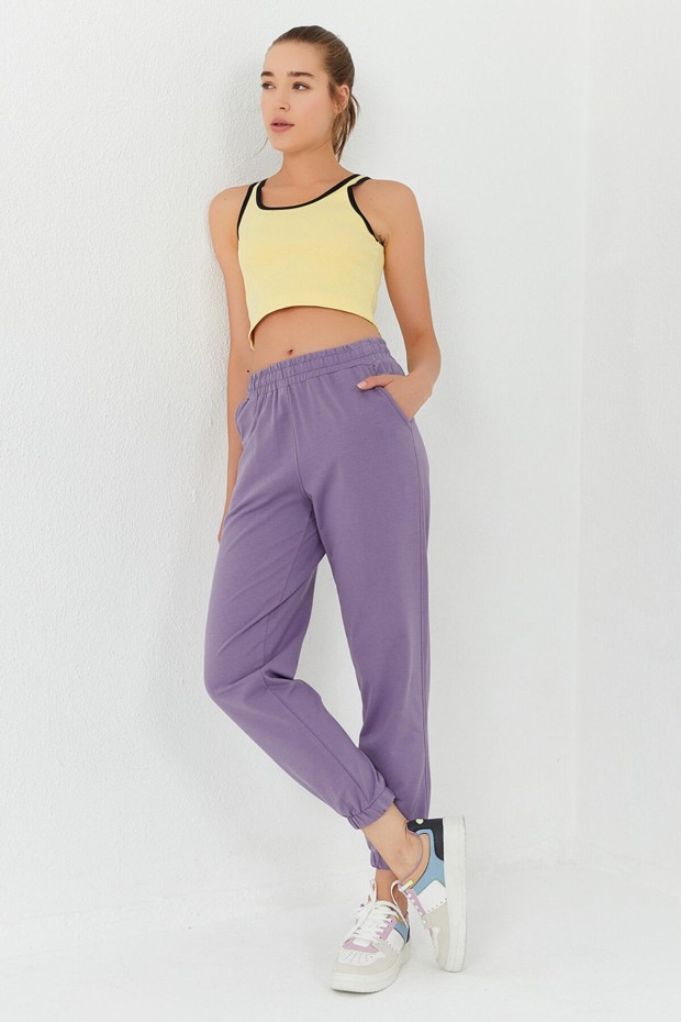Tommy Life Limon Basic Sıfır Kol Dar Kalıp U Yaka Kadın Crop Top Atlet - 97162. 4 Tommy Life Limon Basic Sıfır Kol Dar Kalıp U Yaka Kadın Crop Top Atlet - 97162. 4