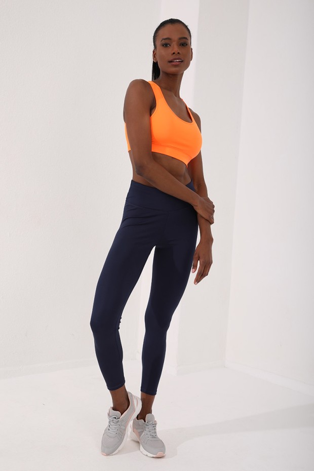 Tommy Life Neon Oranj Sırt Detaylı Dar Kalıp U Yaka Kadın Spor Büstiyer - 97120. 10 Tommy Life Neon Oranj Sırt Detaylı Dar Kalıp U Yaka Kadın Spor Büstiyer - 97120. 10