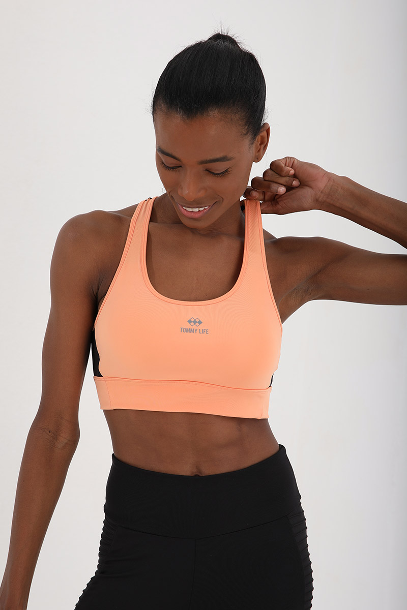 Tommy Life Yavruagzı Çapraz Sırt Detaylı Slim Fit U Yaka Pedli Kadın Spor Büstiyer - 97121. 7 Tommy Life Yavruagzı Çapraz Sırt Detaylı Slim Fit U Yaka Pedli Kadın Spor Büstiyer - 97121. 7