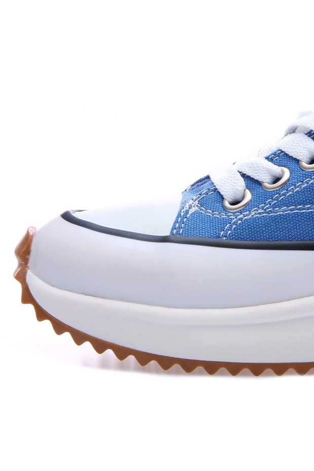Tommy Life Açık Mavi Bağcıklı Yüksek Taban Günlük Kadın Spor Ayakkabı - 89070. 3