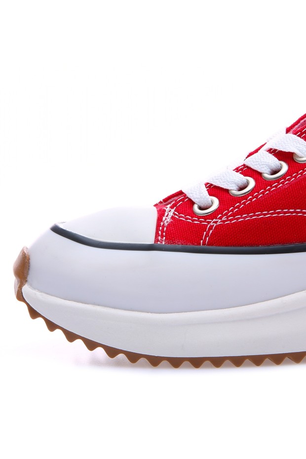 Tommy Life Kırmızı Bağcıklı Yüksek Taban Günlük Kadın Spor Ayakkabı - 89070. 2 Tommy Life Kırmızı Bağcıklı Yüksek Taban Günlük Kadın Spor Ayakkabı - 89070. 2