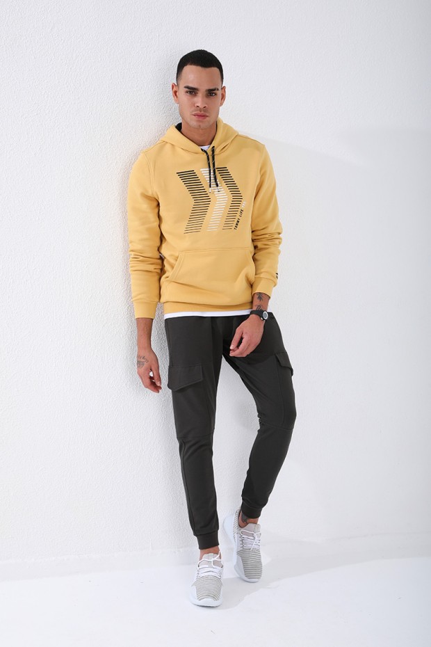 Tommy Life Haki Kargo Cep Dar Kalıp Jogger Erkek Eşofman Alt - 84796. 1 Tommy Life Haki Kargo Cep Dar Kalıp Jogger Erkek Eşofman Alt - 84796. 1