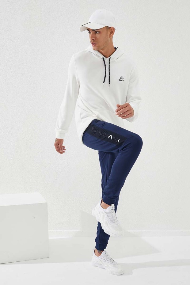 Tommy Life İndigo Erkek Nakış Detaylı Dar Kalıp Jogger Eşofman Alt - 84792. 10 Tommy Life İndigo Erkek Nakış Detaylı Dar Kalıp Jogger Eşofman Alt - 84792. 10