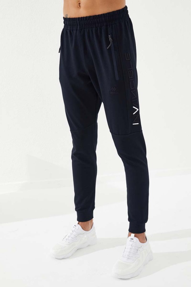 Tommy Life Lacivert Erkek Nakış Detaylı Dar Kalıp Jogger Eşofman Alt - 84792. 3 Tommy Life Lacivert Erkek Nakış Detaylı Dar Kalıp Jogger Eşofman Alt - 84792. 3