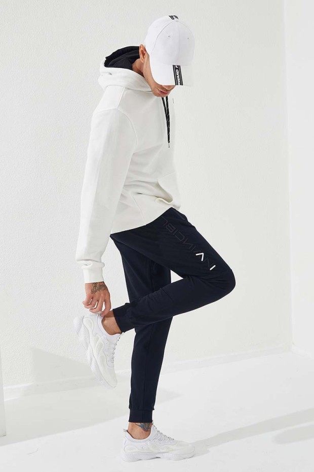 Tommy Life Lacivert Erkek Nakış Detaylı Dar Kalıp Jogger Eşofman Alt - 84792. 11 Tommy Life Lacivert Erkek Nakış Detaylı Dar Kalıp Jogger Eşofman Alt - 84792. 11