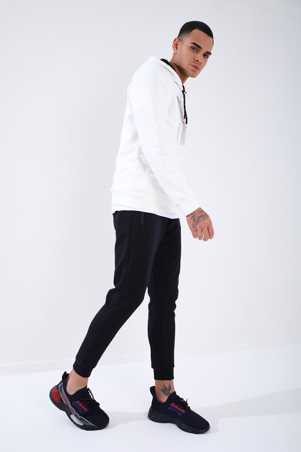 Tommy Life Lacivert Ters Fermuarlı Standart Kalıp Manşetli Erkek Eşofman Alt - 84702. 2 Tommy Life Lacivert Ters Fermuarlı Standart Kalıp Manşetli Erkek Eşofman Alt - 84702. 2