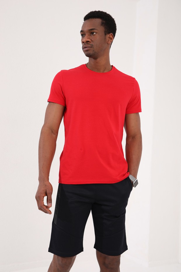 Tommy Life Lacivert Yazı Baskılı Fermuar Cepli Bağcıklı Standart Kalıp Erkek Şort - 81205. 7 Tommy Life Lacivert Yazı Baskılı Fermuar Cepli Bağcıklı Standart Kalıp Erkek Şort - 81205. 7
