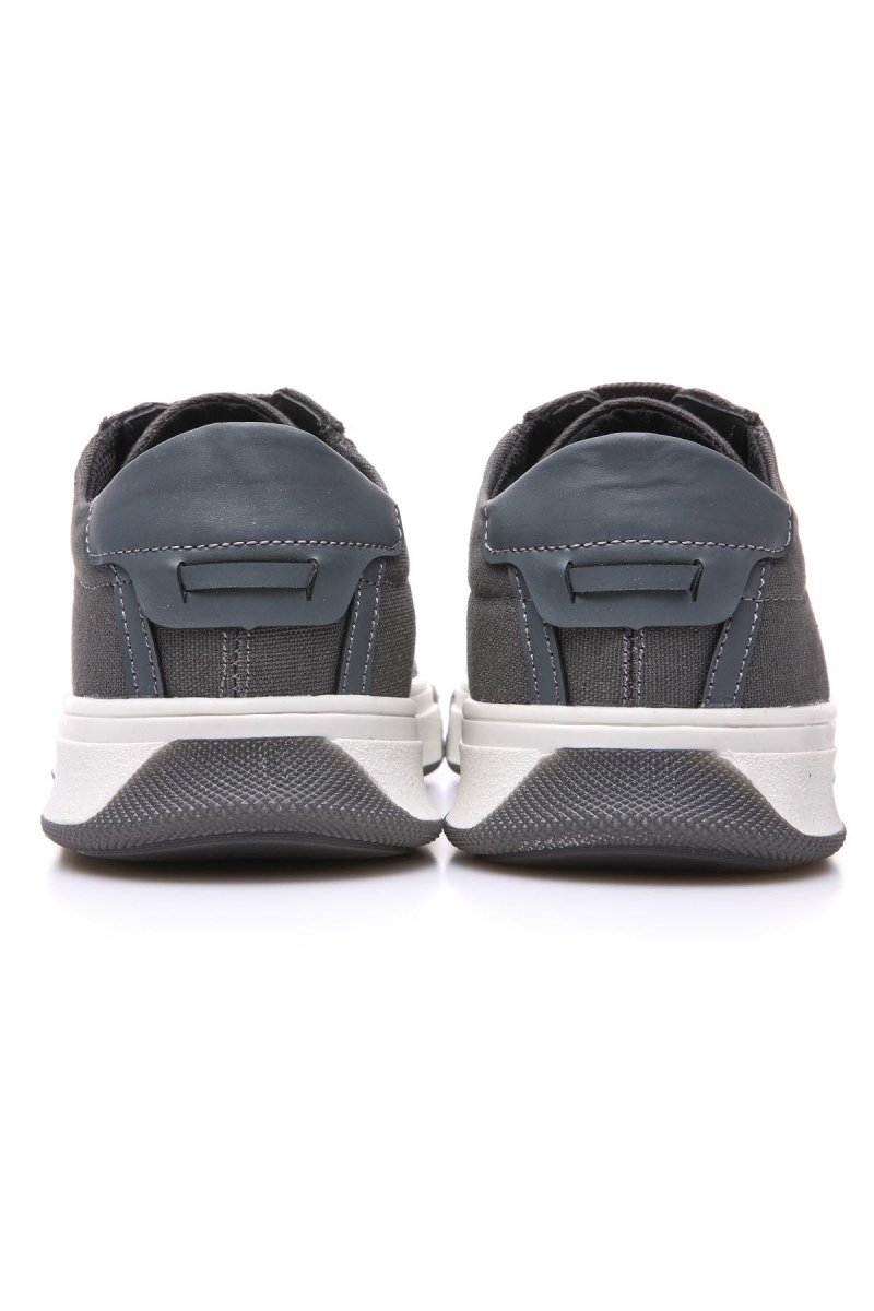 Tommy Life Antrasit Bağcıklı Çift Renk Tabanlı Erkek Spor Ayakkabı - 89064. 5 Tommy Life Antrasit Bağcıklı Çift Renk Tabanlı Erkek Spor Ayakkabı - 89064. 5