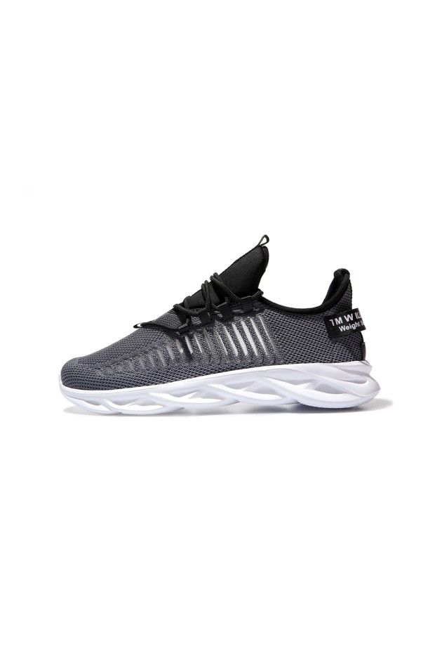 Tommy Life Füme Fileli Lastik Bağcıklı Yüksek Taban Erkek Spor Ayakkabı - 89060. 6 Tommy Life Füme Fileli Lastik Bağcıklı Yüksek Taban Erkek Spor Ayakkabı - 89060. 6