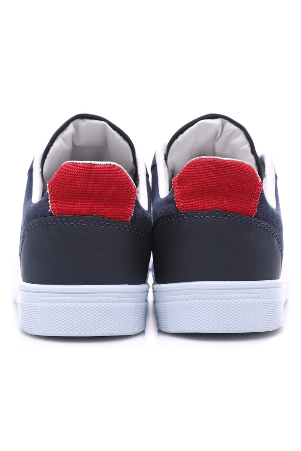 Tommy Life Lacivert Bağcıklı Suni Deri Detaylı Erkek Spor Ayakkabı - 89065. 7 Tommy Life Lacivert Bağcıklı Suni Deri Detaylı Erkek Spor Ayakkabı - 89065. 7