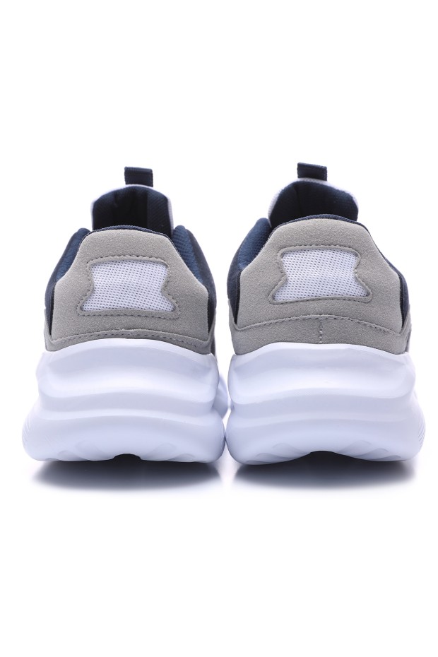 Tommy Life Lacivert - Taş Bağcıklı File Detaylı Yüksek Taban Erkek Spor Ayakkabı - 89063. 7 Tommy Life Lacivert - Taş Bağcıklı File Detaylı Yüksek Taban Erkek Spor Ayakkabı - 89063. 7