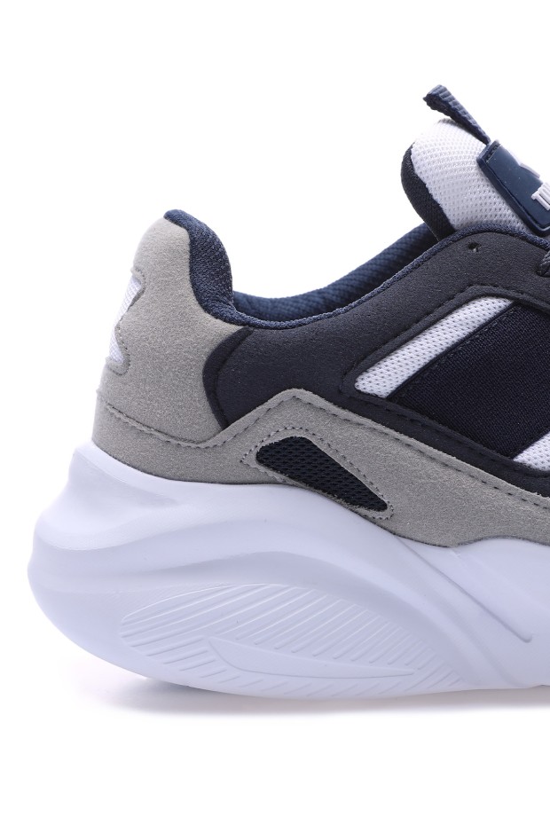 Tommy Life Lacivert - Taş Bağcıklı File Detaylı Yüksek Taban Erkek Spor Ayakkabı - 89063. 3 Tommy Life Lacivert - Taş Bağcıklı File Detaylı Yüksek Taban Erkek Spor Ayakkabı - 89063. 3