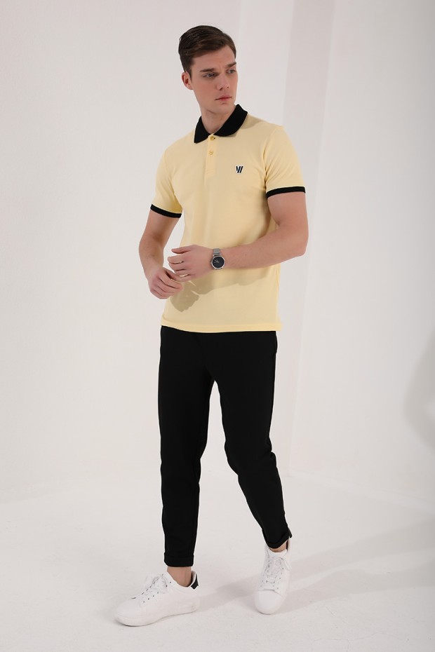 Tommy Life Sarı Basic Göğüs Logolu Standart Kalıp Polo Yaka Erkek T-Shirt - 87938. 5 Tommy Life Sarı Basic Göğüs Logolu Standart Kalıp Polo Yaka Erkek T-Shirt - 87938. 5