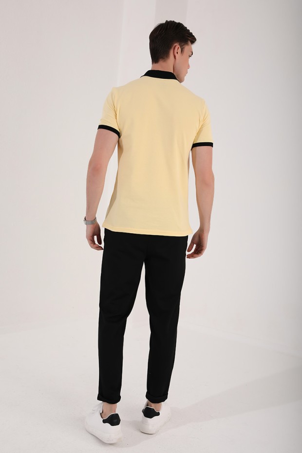 Tommy Life Sarı Basic Göğüs Logolu Standart Kalıp Polo Yaka Erkek T-Shirt - 87938. 8 Tommy Life Sarı Basic Göğüs Logolu Standart Kalıp Polo Yaka Erkek T-Shirt - 87938. 8