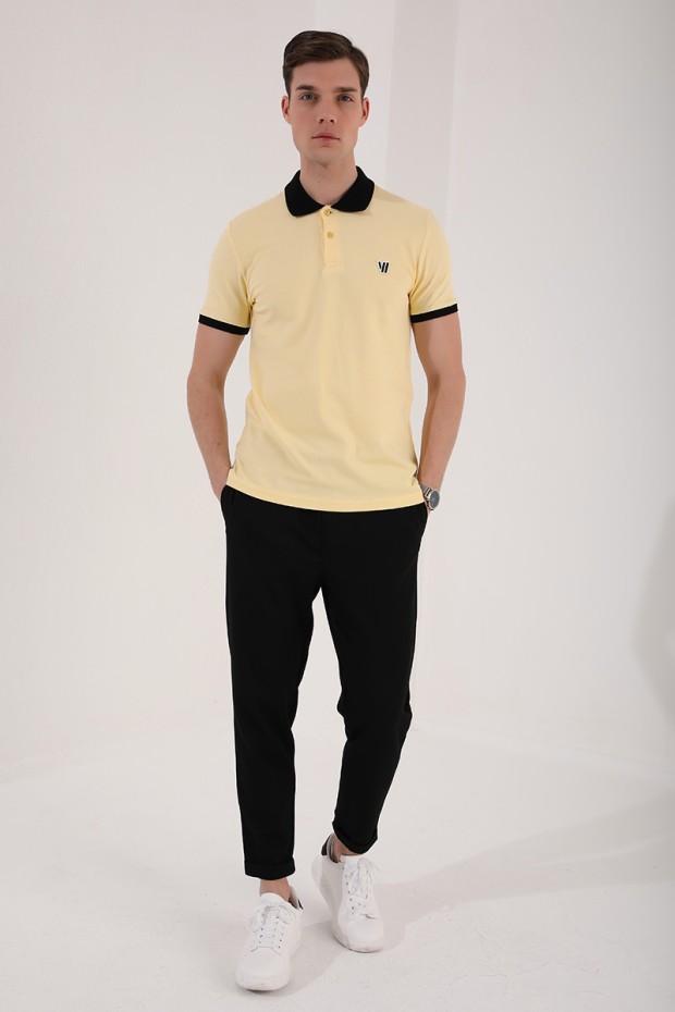 Tommy Life Sarı Basic Göğüs Logolu Standart Kalıp Polo Yaka Erkek T-Shirt - 87938. 7 Tommy Life Sarı Basic Göğüs Logolu Standart Kalıp Polo Yaka Erkek T-Shirt - 87938. 7