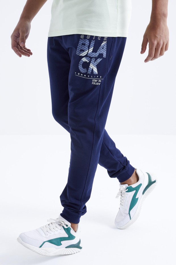 Tommy Life Açık Yeşil - İndigo Baskı Detaylı O Yaka Standart Kalıp Manşetli Erkek Eşofman Takım - 85173. 8 Tommy Life Açık Yeşil - İndigo Baskı Detaylı O Yaka Standart Kalıp Manşetli Erkek Eşofman Takım - 85173. 8