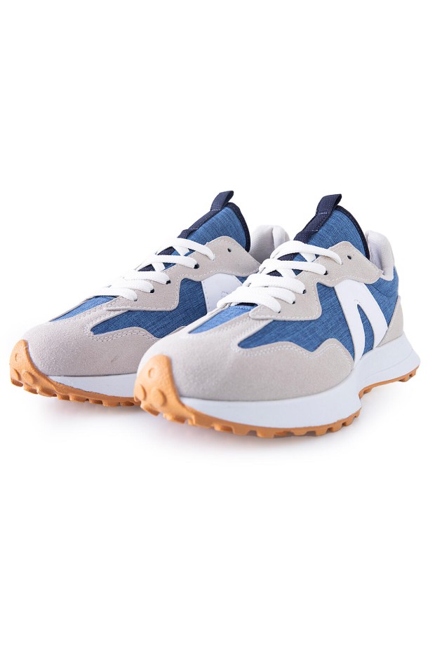 Tommy Life Bej Mantar Topuk Detaylı Bağcıklı Erkek Spor Ayakkabı - 89095. 2 Tommy Life Bej Mantar Topuk Detaylı Bağcıklı Erkek Spor Ayakkabı - 89095. 2