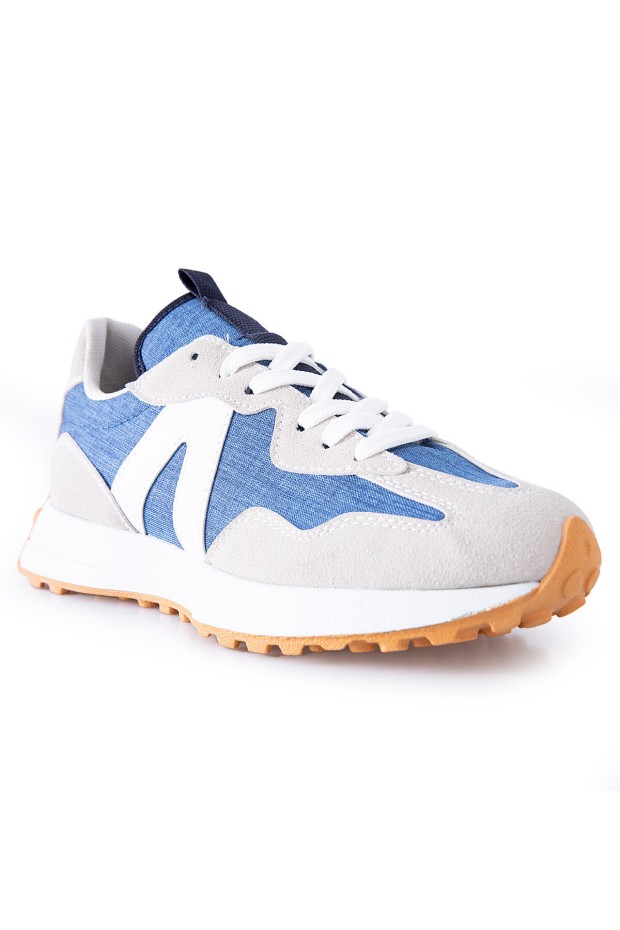 Tommy Life Bej Mantar Topuk Detaylı Bağcıklı Erkek Spor Ayakkabı - 89095. 5 Tommy Life Bej Mantar Topuk Detaylı Bağcıklı Erkek Spor Ayakkabı - 89095. 5