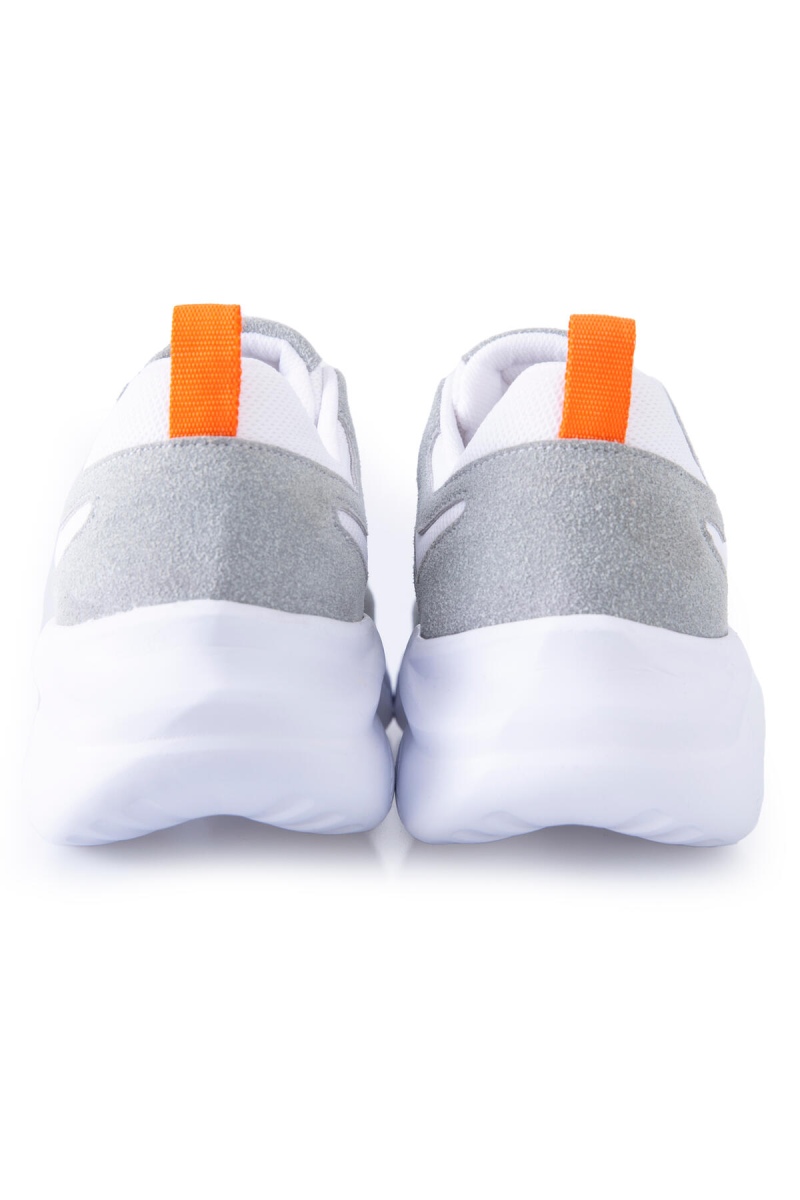 Tommy Life Beyaz Çift Renkli Bağcıklı Yüksek Taban Erkek Spor Ayakkabı - 89097. 7 Tommy Life Beyaz Çift Renkli Bağcıklı Yüksek Taban Erkek Spor Ayakkabı - 89097. 7