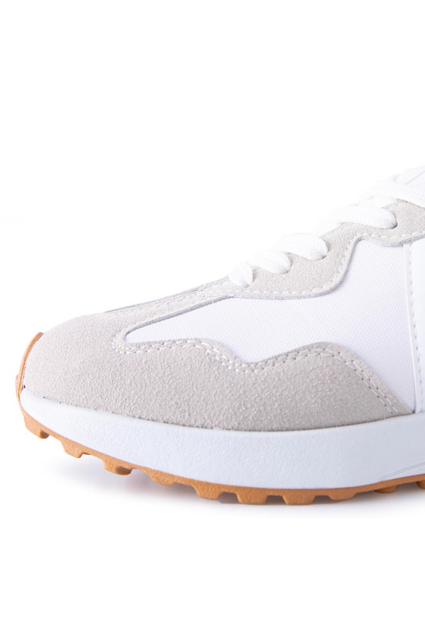 Tommy Life Beyaz Mantar Topuk Detaylı Bağcıklı Erkek Spor Ayakkabı - 89095. 2