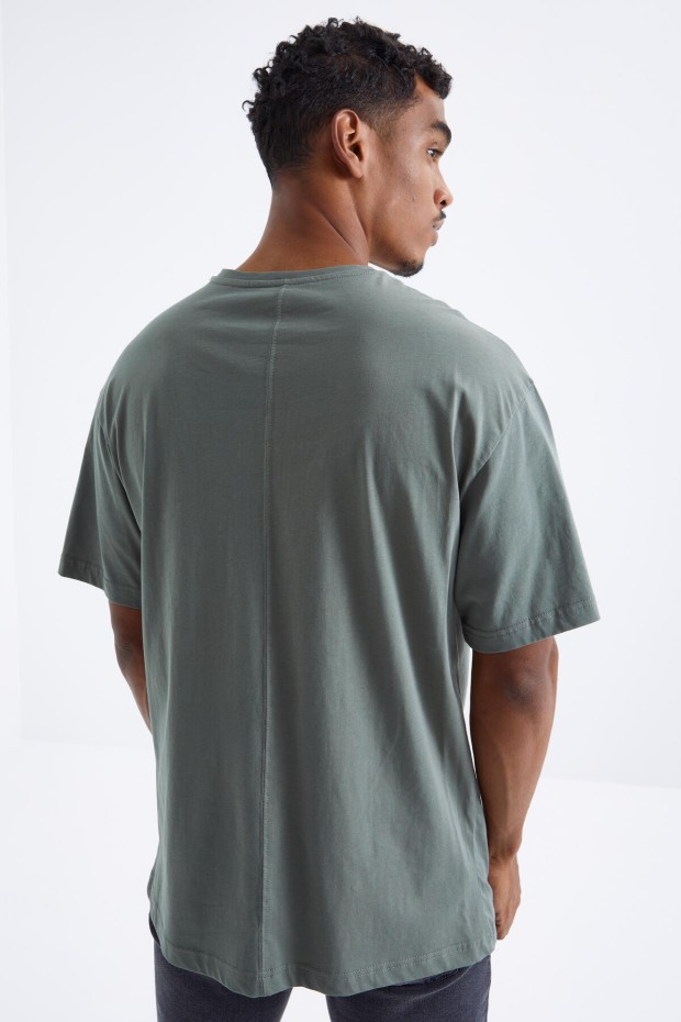 Tommy Life Çağla Air Baskılı O Yaka Erkek Oversize T-Shirt - 88097. 7 Tommy Life Çağla Air Baskılı O Yaka Erkek Oversize T-Shirt - 88097. 7