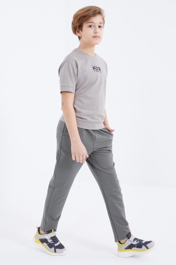 Tommy Life Çağla Bağcıklı Dar Paça Basic Erkek Çocuk Eşofman Alt - 10858. 1 Tommy Life Çağla Bağcıklı Dar Paça Basic Erkek Çocuk Eşofman Alt - 10858. 1