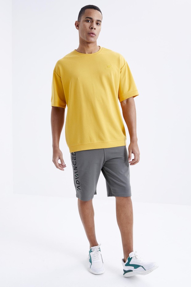 Tommy Life Çağla Yazı Nakışlı Bağcıklı Standart Kalıp Erkek Şort - 81223. 6 Tommy Life Çağla Yazı Nakışlı Bağcıklı Standart Kalıp Erkek Şort - 81223. 6