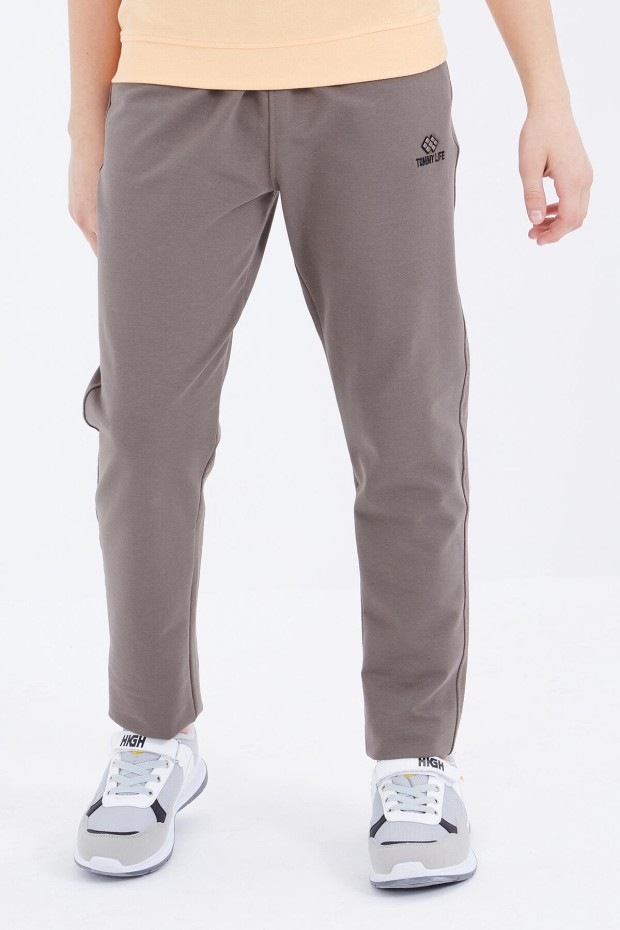 Tommy Life Camel Bağcıklı Dar Paça Basic Erkek Çocuk Eşofman Alt - 10858. 2 Tommy Life Camel Bağcıklı Dar Paça Basic Erkek Çocuk Eşofman Alt - 10858. 2