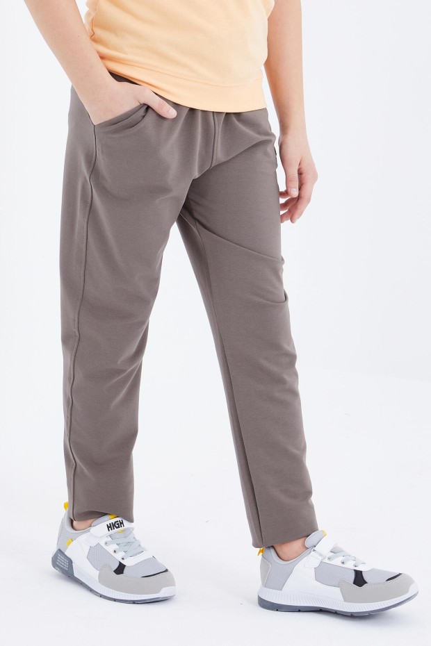 Tommy Life Camel Bağcıklı Dar Paça Basic Erkek Çocuk Eşofman Alt - 10858. 8 Tommy Life Camel Bağcıklı Dar Paça Basic Erkek Çocuk Eşofman Alt - 10858. 8