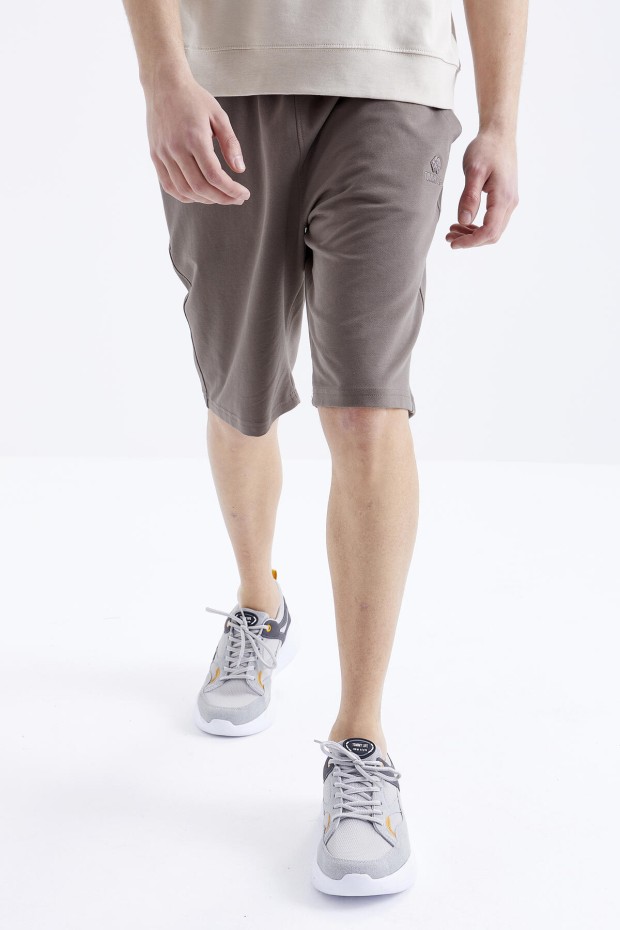 Tommy Life Camel Bağcıklı Standart Kalıp Basic Erkek Şort - 81212. 7 Tommy Life Camel Bağcıklı Standart Kalıp Basic Erkek Şort - 81212. 7