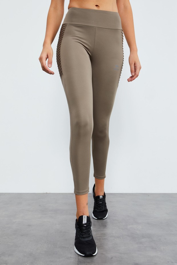Tommy Life Camel Yüksek Bel Toparlayıcı Slim Fit Dar Paça Kadın Tayt - 94568. 6 Tommy Life Camel Yüksek Bel Toparlayıcı Slim Fit Dar Paça Kadın Tayt - 94568. 6