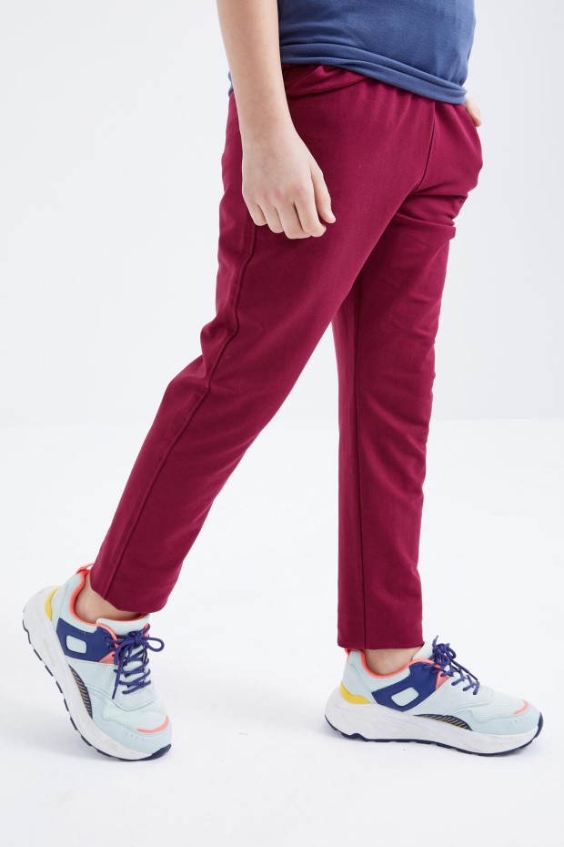 Tommy Life Erguvan Bağcıklı Dar Paça Basic Erkek Çocuk Eşofman Alt - 10858. 2 Tommy Life Erguvan Bağcıklı Dar Paça Basic Erkek Çocuk Eşofman Alt - 10858. 2