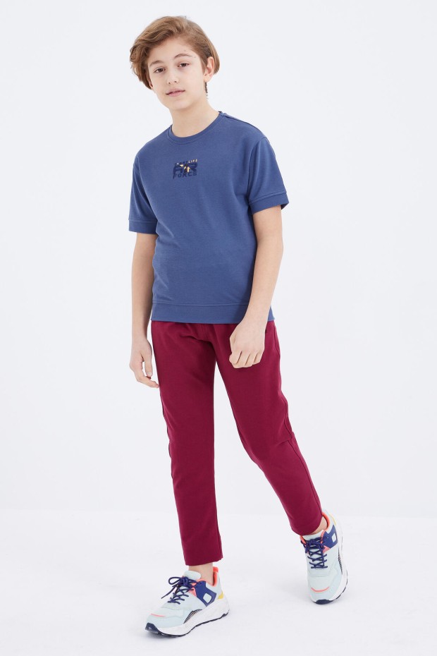 Tommy Life Erguvan Bağcıklı Dar Paça Basic Erkek Çocuk Eşofman Alt - 10858. 1 Tommy Life Erguvan Bağcıklı Dar Paça Basic Erkek Çocuk Eşofman Alt - 10858. 1