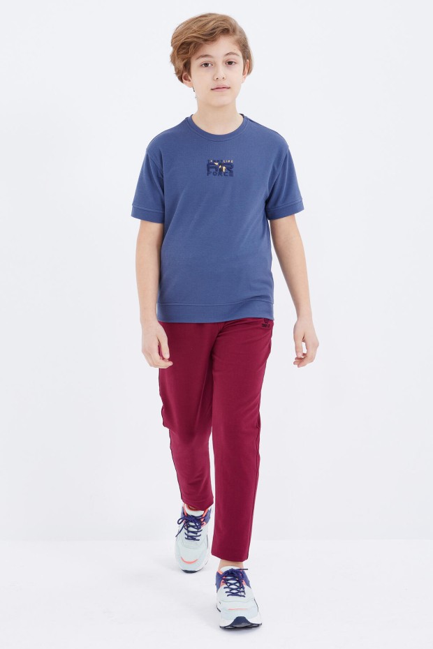 Tommy Life Erguvan Bağcıklı Dar Paça Basic Erkek Çocuk Eşofman Alt - 10858. 6 Tommy Life Erguvan Bağcıklı Dar Paça Basic Erkek Çocuk Eşofman Alt - 10858. 6
