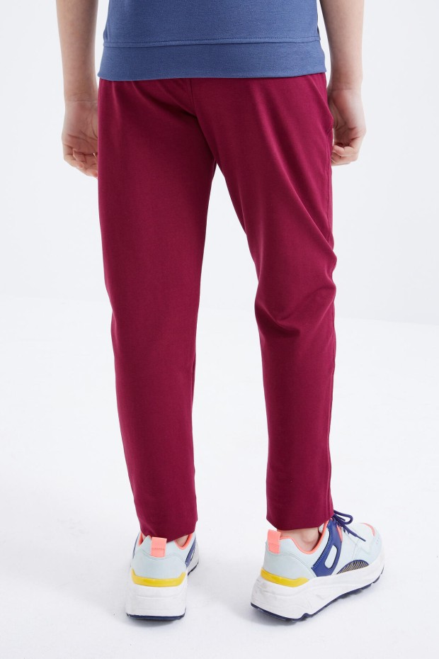 Tommy Life Erguvan Bağcıklı Dar Paça Basic Erkek Çocuk Eşofman Alt - 10858. 4 Tommy Life Erguvan Bağcıklı Dar Paça Basic Erkek Çocuk Eşofman Alt - 10858. 4