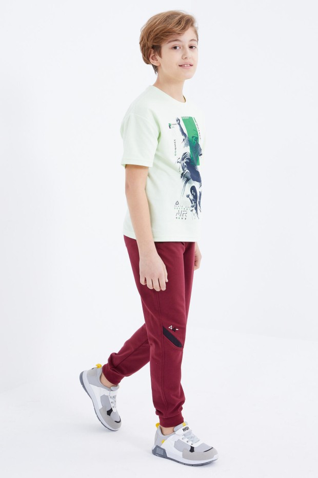 Tommy Life Erguvan Bağcıklı Fermuar Cepli Jogger Erkek Çocuk Eşofman Alt - 10815. 1 Tommy Life Erguvan Bağcıklı Fermuar Cepli Jogger Erkek Çocuk Eşofman Alt - 10815. 1