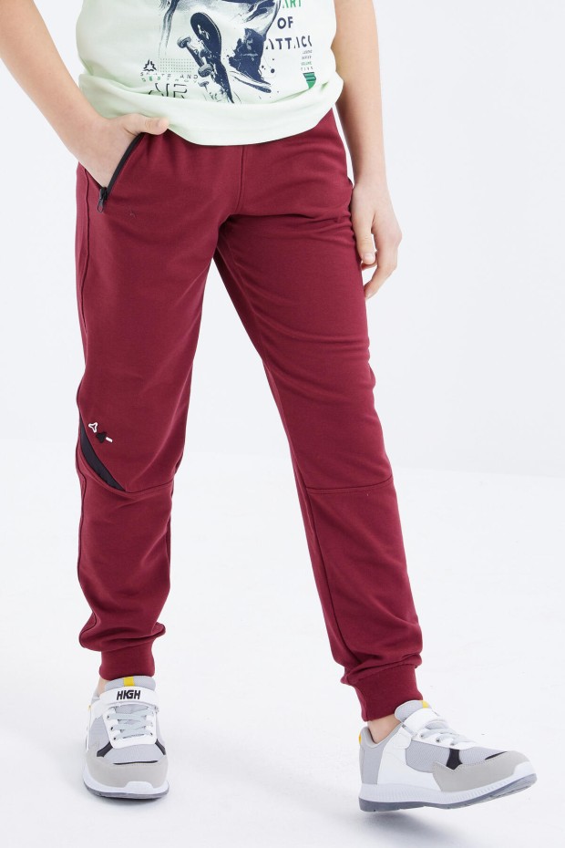 Tommy Life Erguvan Bağcıklı Fermuar Cepli Jogger Erkek Çocuk Eşofman Alt - 10815. 4 Tommy Life Erguvan Bağcıklı Fermuar Cepli Jogger Erkek Çocuk Eşofman Alt - 10815. 4