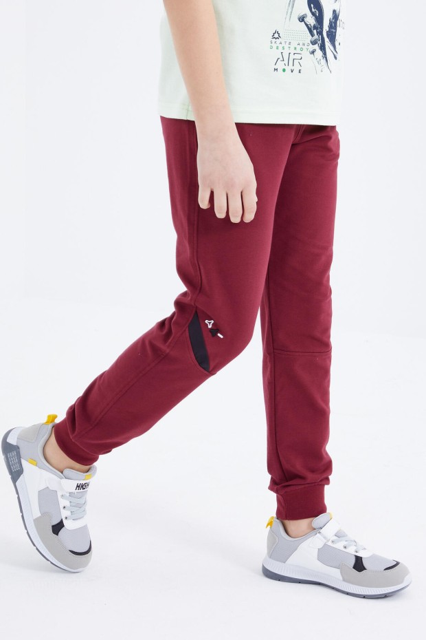 Tommy Life Erguvan Bağcıklı Fermuar Cepli Jogger Erkek Çocuk Eşofman Alt - 10815. 6 Tommy Life Erguvan Bağcıklı Fermuar Cepli Jogger Erkek Çocuk Eşofman Alt - 10815. 6