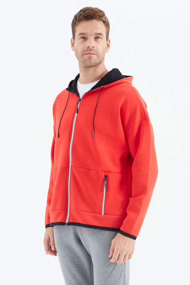 Fiesta Kapüşonlu Gizli Cep Detaylı Erkek Sweatshirt - 88288 - 7