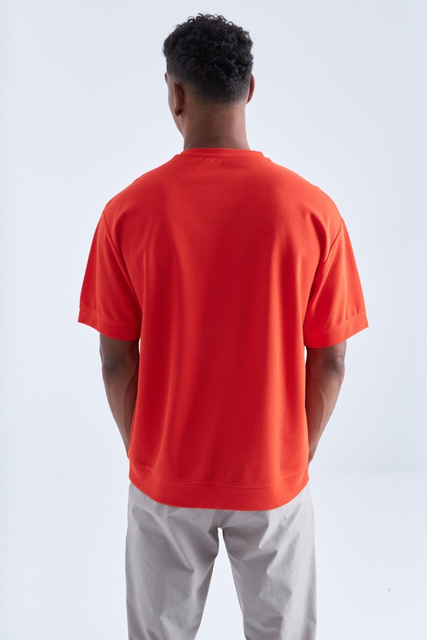 Tommy Life Fiesta Yazı Nakışlı O Yaka Erkek Oversize T-Shirt - 88102. 7 Tommy Life Fiesta Yazı Nakışlı O Yaka Erkek Oversize T-Shirt - 88102. 7