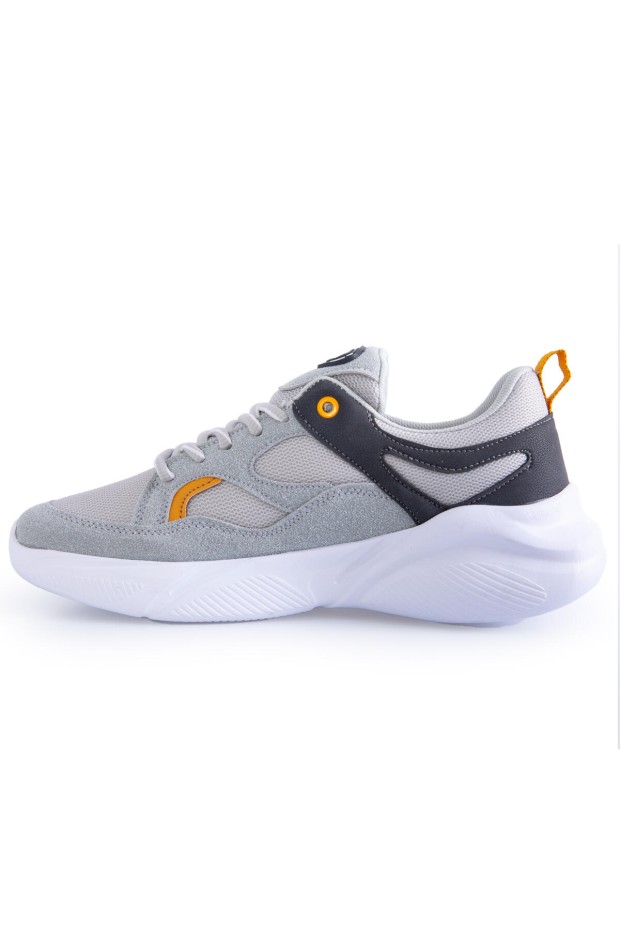 Tommy Life Füme Çift Renkli Bağcıklı Yüksek Taban Erkek Spor Ayakkabı - 89097. 6 Tommy Life Füme Çift Renkli Bağcıklı Yüksek Taban Erkek Spor Ayakkabı - 89097. 6