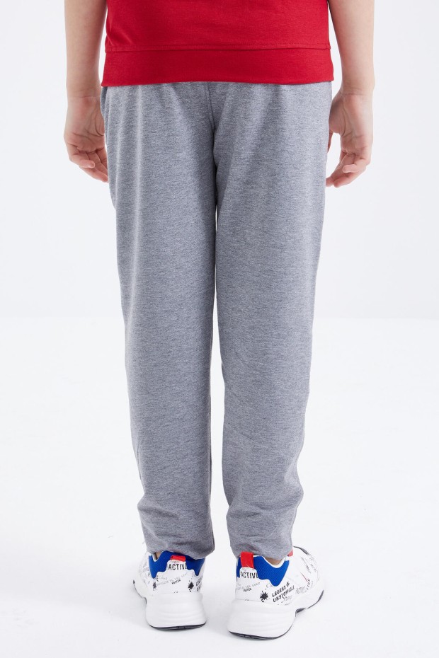 Tommy Life Gri Melanj Bağcıklı Dar Paça Basic Erkek Çocuk Eşofman Alt - 10858. 4 Tommy Life Gri Melanj Bağcıklı Dar Paça Basic Erkek Çocuk Eşofman Alt - 10858. 4