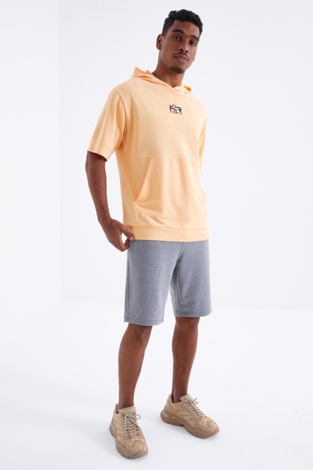 Tommy Life Gri Melanj Bağcıklı Standart Kalıp Basic Erkek Şort - 81212. 2 Tommy Life Gri Melanj Bağcıklı Standart Kalıp Basic Erkek Şort - 81212. 2